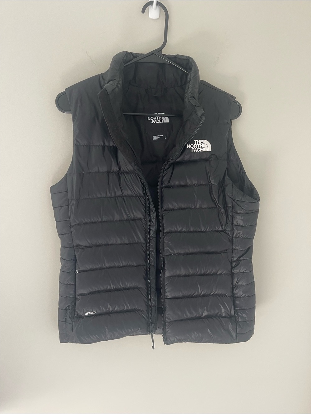 The North Face Black Quilted Down Vest